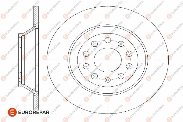 Bremsscheibe EUROREPAR 1642770680