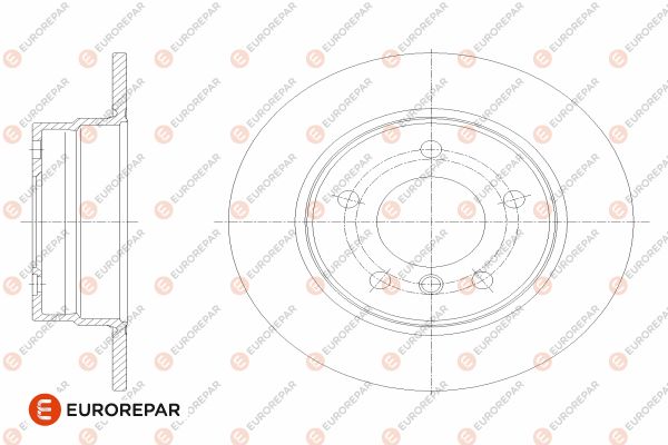 Bremsscheibe EUROREPAR 1642777380