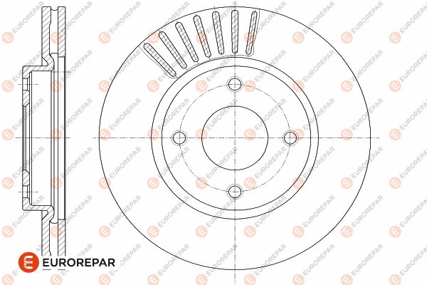 Bremsscheibe EUROREPAR 1642778380