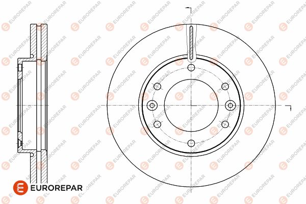 Bremsscheibe EUROREPAR 1642778580