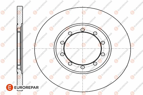Bremsscheibe EUROREPAR 1642779580