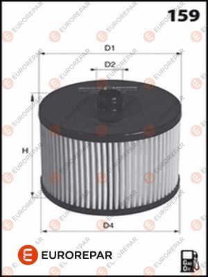 Kraftstofffilter EUROREPAR 1643627880