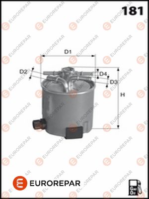 Kraftstofffilter EUROREPAR 1643629480