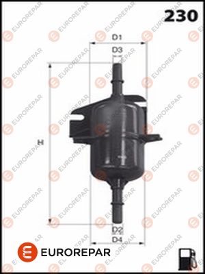Kraftstofffilter EUROREPAR 1643631380