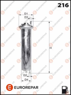 Kraftstofffilter EUROREPAR 1643631880