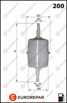 Kraftstofffilter EUROREPAR 1667443480