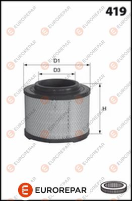 Luftfilter EUROREPAR 1667449180