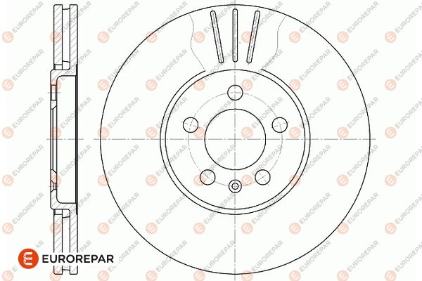 Bremsscheibe EUROREPAR 1667854480