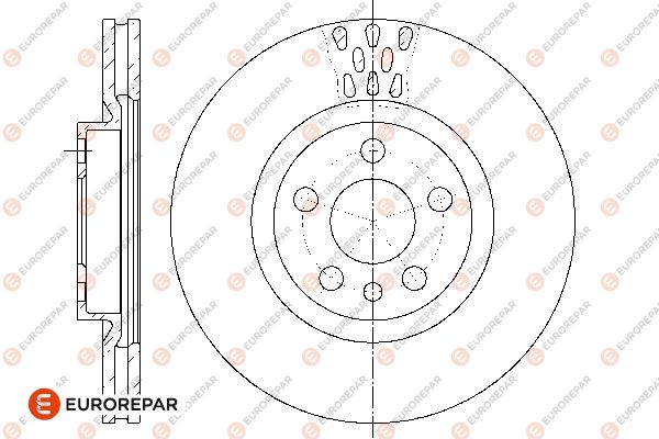 Bremsscheibe EUROREPAR 1667857580