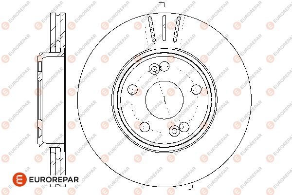 Bremsscheibe EUROREPAR 1667858780
