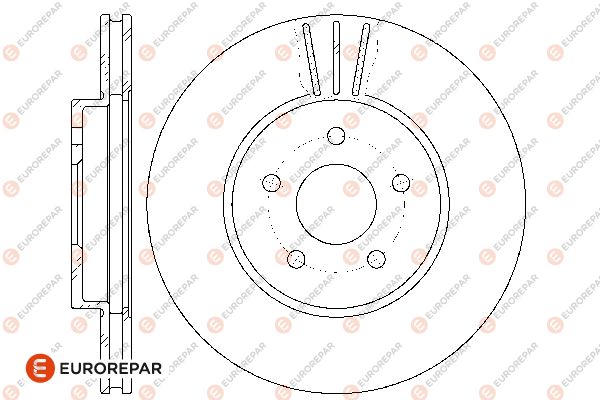 Bremsscheibe EUROREPAR 1667858980