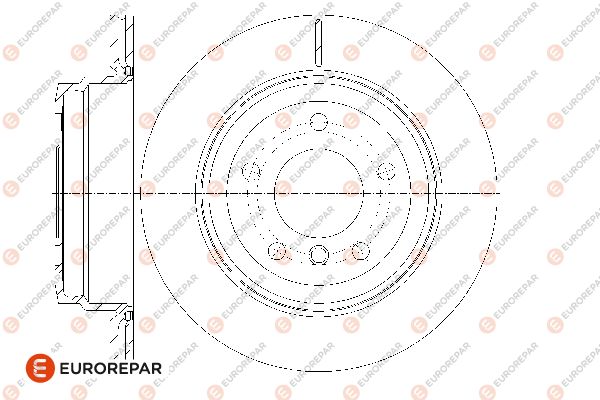 Bremsscheibe EUROREPAR 1667861480