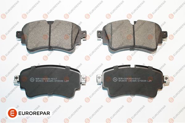 Bremsbelagsatz, Scheibenbremse EUROREPAR 1675991080