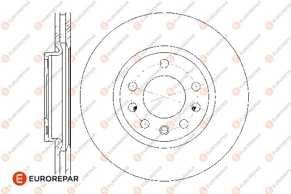 Bremsscheibe EUROREPAR 1676009680