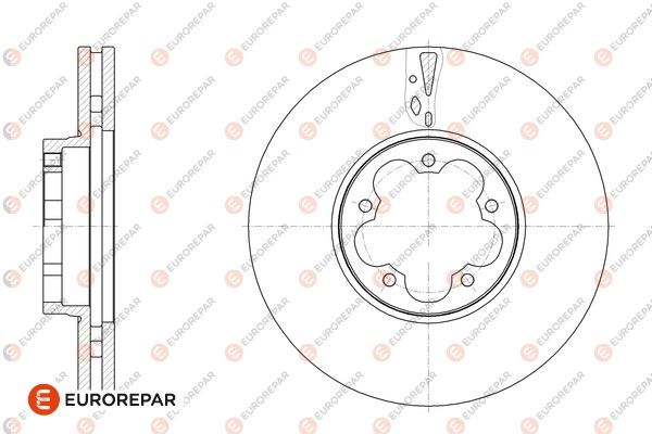 Bremsscheibe EUROREPAR 1676014180
