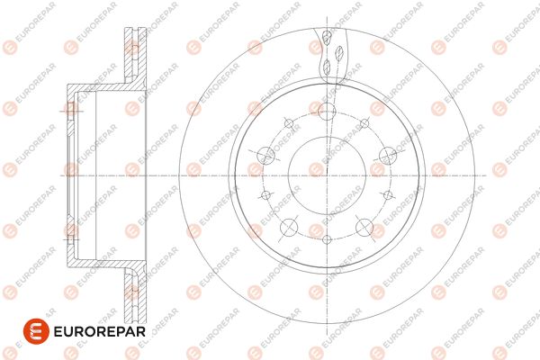 Bremsscheibe EUROREPAR 1676014480