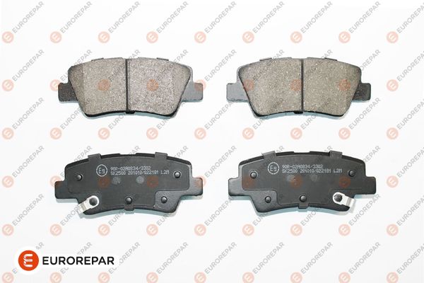 Bremsbelagsatz, Scheibenbremse EUROREPAR 1681162180