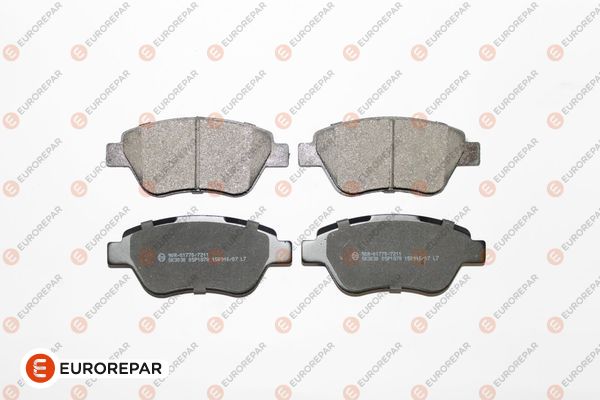Bremsbelagsatz, Scheibenbremse EUROREPAR 1681165280