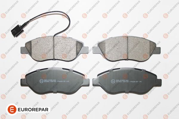 Bremsbelagsatz, Scheibenbremse EUROREPAR 1681165480