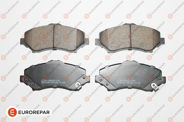 Bremsbelagsatz, Scheibenbremse EUROREPAR 1681165580