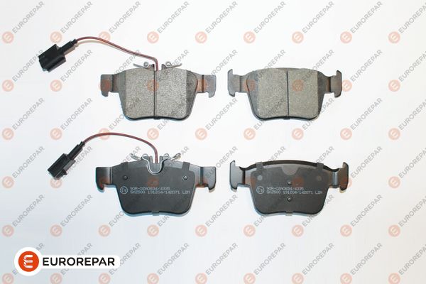 Bremsbelagsatz, Scheibenbremse EUROREPAR 1681167280