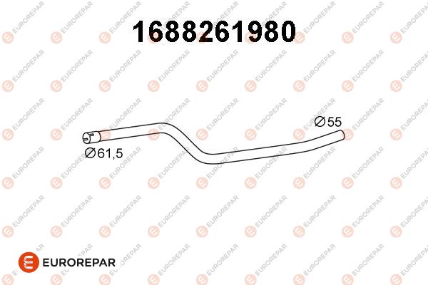 Abgasrohr EUROREPAR 1688261980