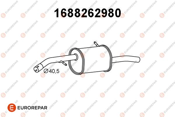 Endschalldämpfer EUROREPAR 1688262980