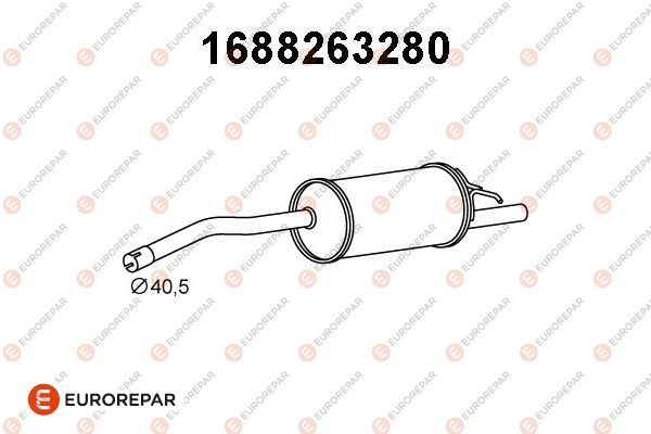 Endschalldämpfer EUROREPAR 1688263280