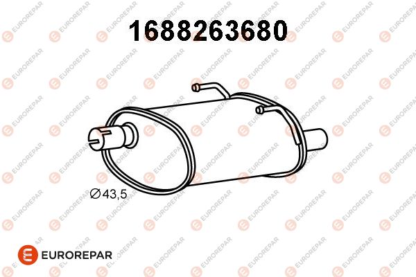 Endschalldämpfer EUROREPAR 1688263680