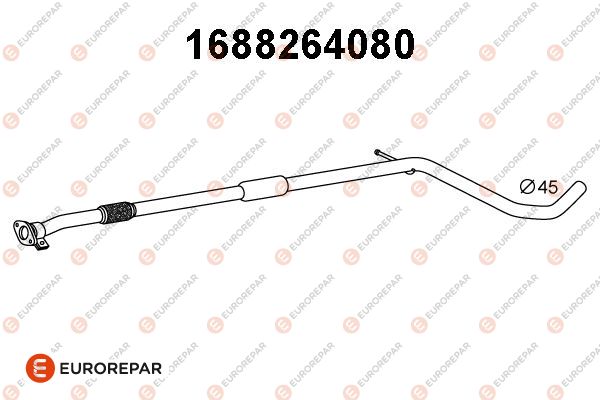 Vorschalldämpfer EUROREPAR 1688264080