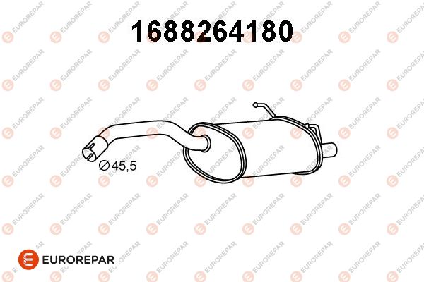 Endschalldämpfer EUROREPAR 1688264180