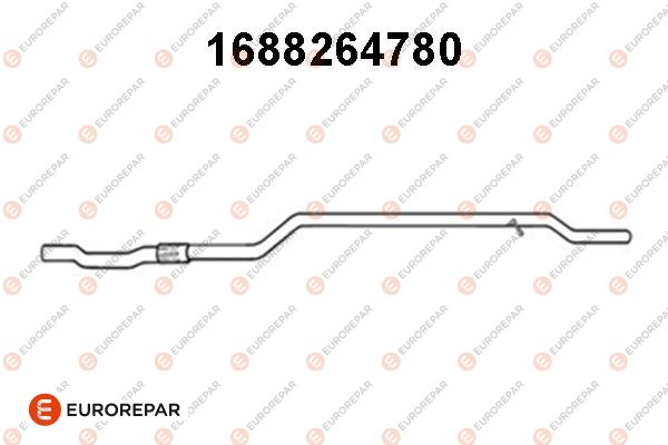Abgasrohr EUROREPAR 1688264780