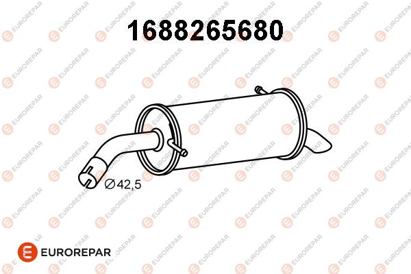 Endschalldämpfer EUROREPAR 1688265680