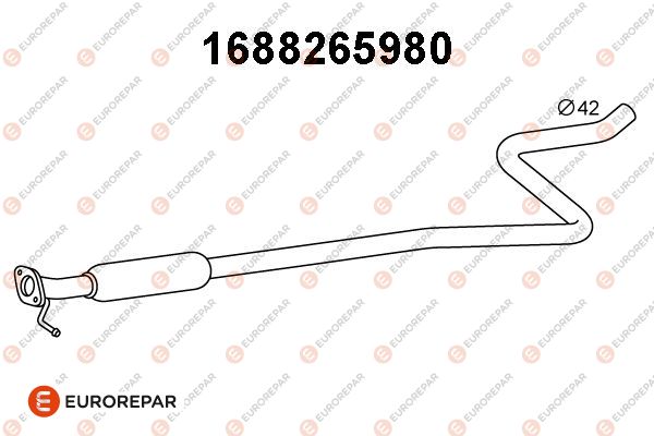 Vorschalldämpfer EUROREPAR 1688265980