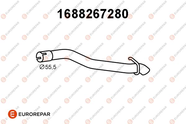 Abgasrohr EUROREPAR 1688267280