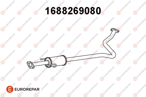 Mittelschalldämpfer EUROREPAR 1688269080