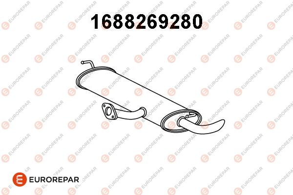 Endschalldämpfer EUROREPAR 1688269280
