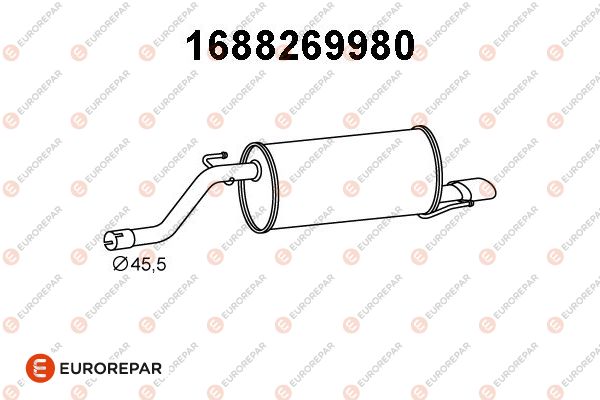 Endschalldämpfer EUROREPAR 1688269980