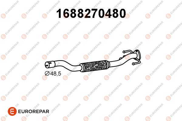 Abgasrohr EUROREPAR 1688270480