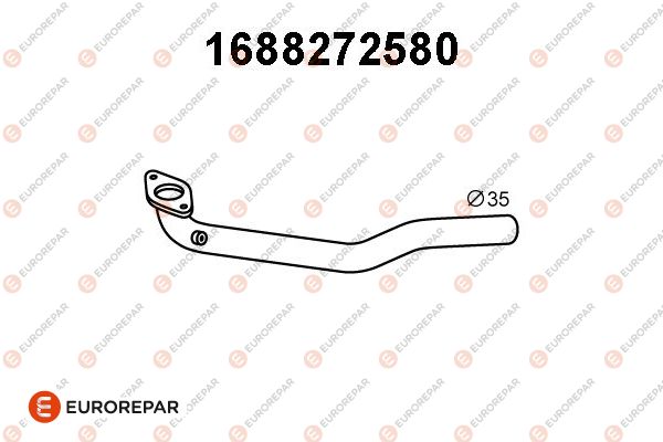 Abgasrohr EUROREPAR 1688272580
