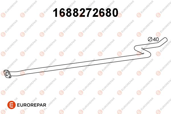Abgasrohr EUROREPAR 1688272680