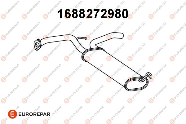 Endschalldämpfer EUROREPAR 1688272980