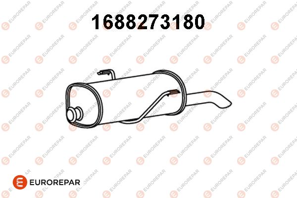 Endschalldämpfer EUROREPAR 1688273180