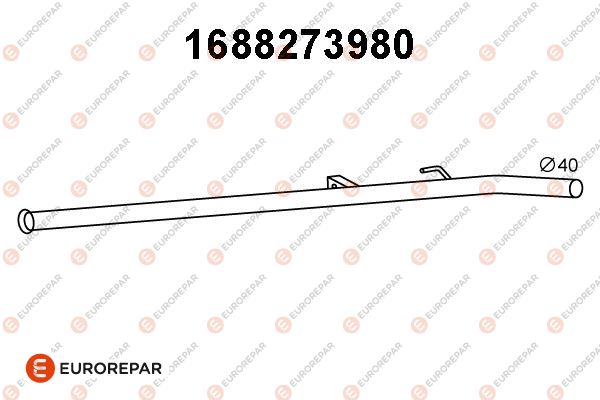 Abgasrohr EUROREPAR 1688273980