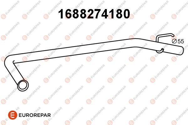 Abgasrohr EUROREPAR 1688274180