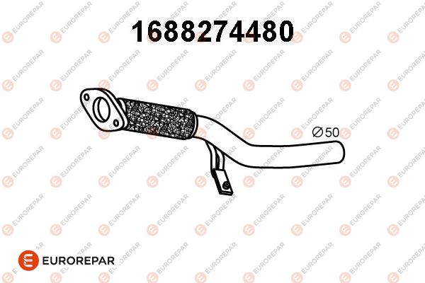 Abgasrohr EUROREPAR 1688274480