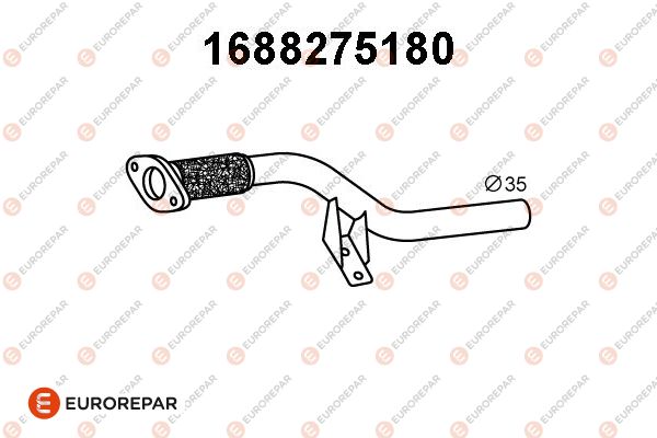 Abgasrohr EUROREPAR 1688275180