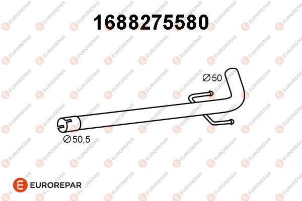 Abgasrohr EUROREPAR 1688275580
