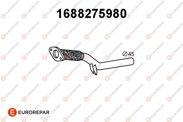 Abgasrohr EUROREPAR 1688275980