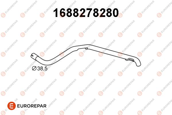 Abgasrohr EUROREPAR 1688278280